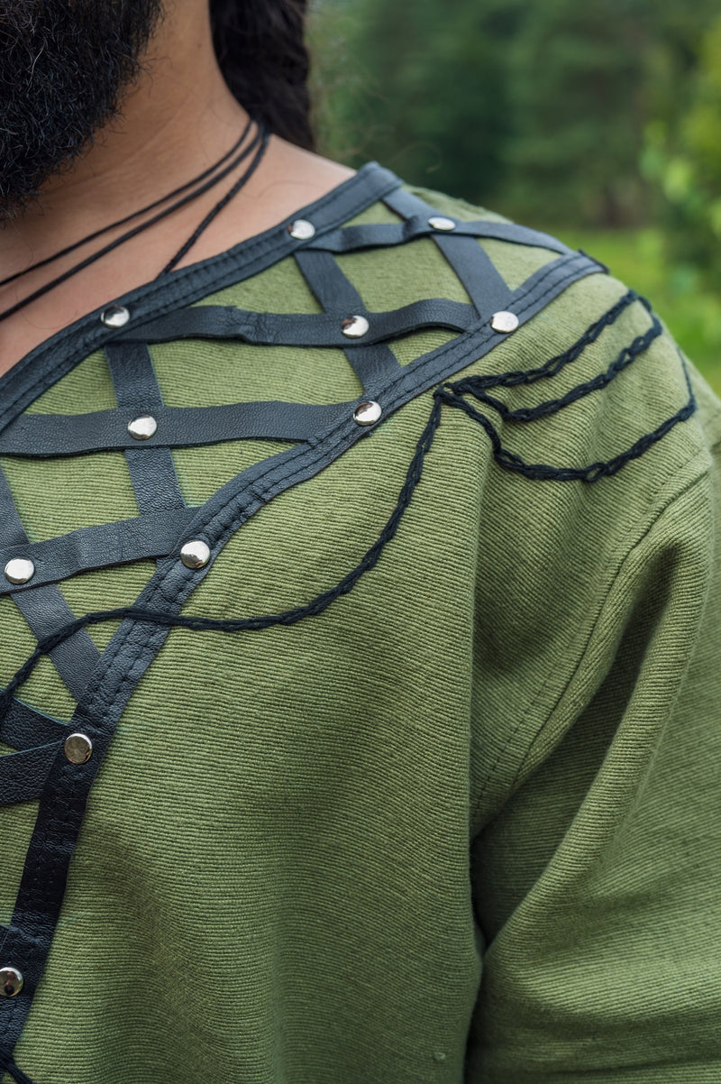 Viking tunic Farulfr, green
