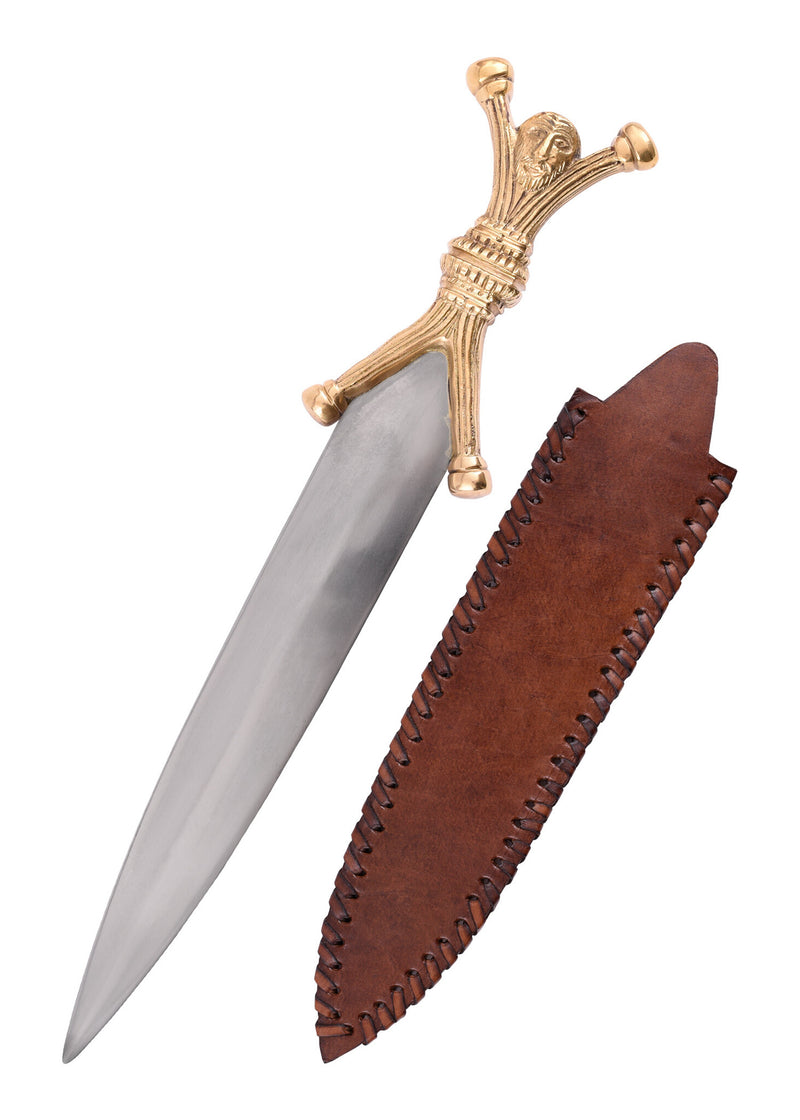 Keltisch anthropomorfisch dolk, semi-scherp