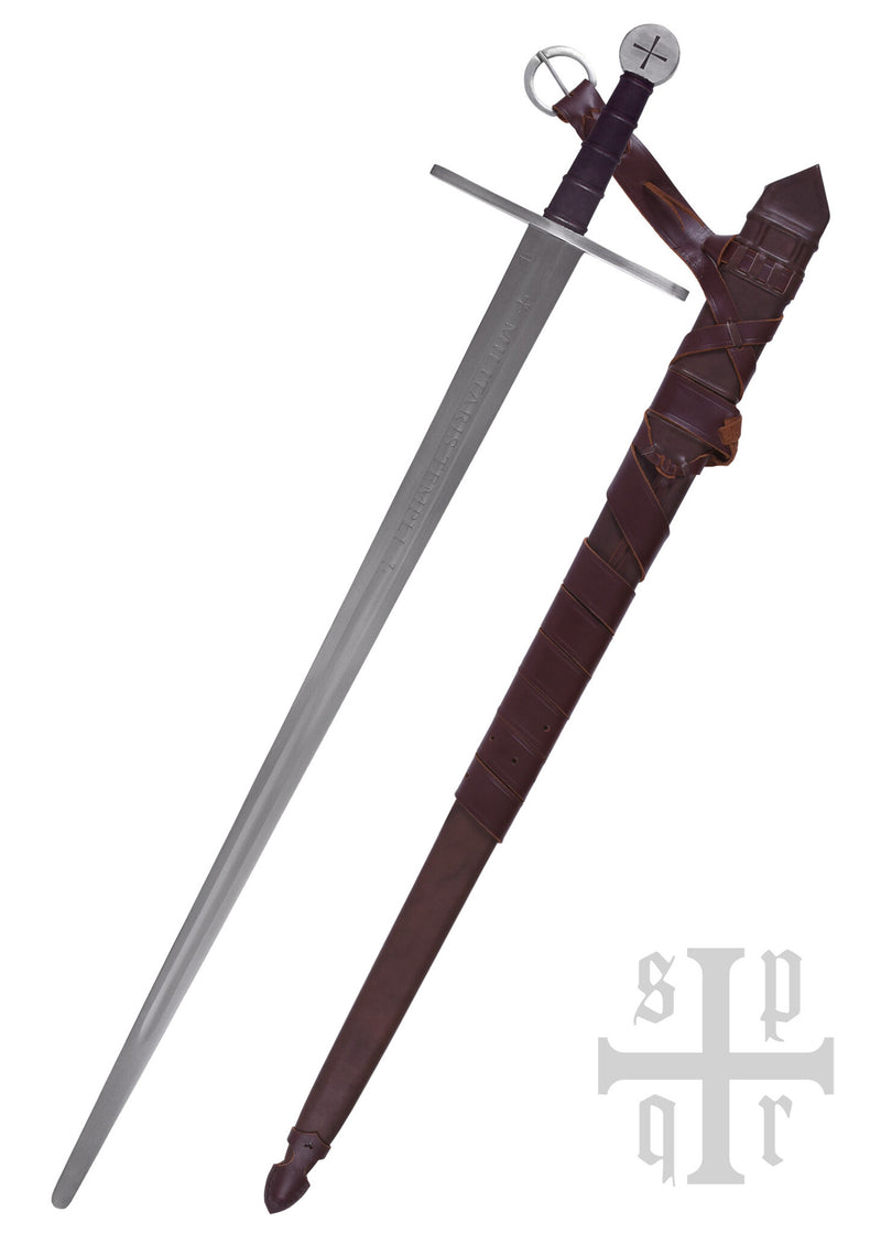 Templar sword Milites Templi, blunt (battle-ready)