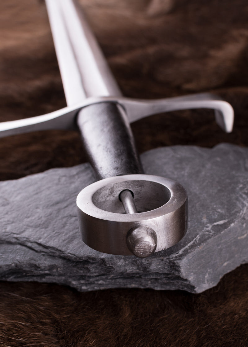 Irlandese spada a una mano con pomolo ad anello, semi-affilata 