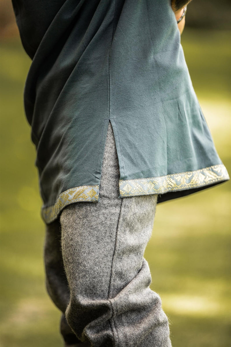 Médiévale tunique Alfred, bleu 