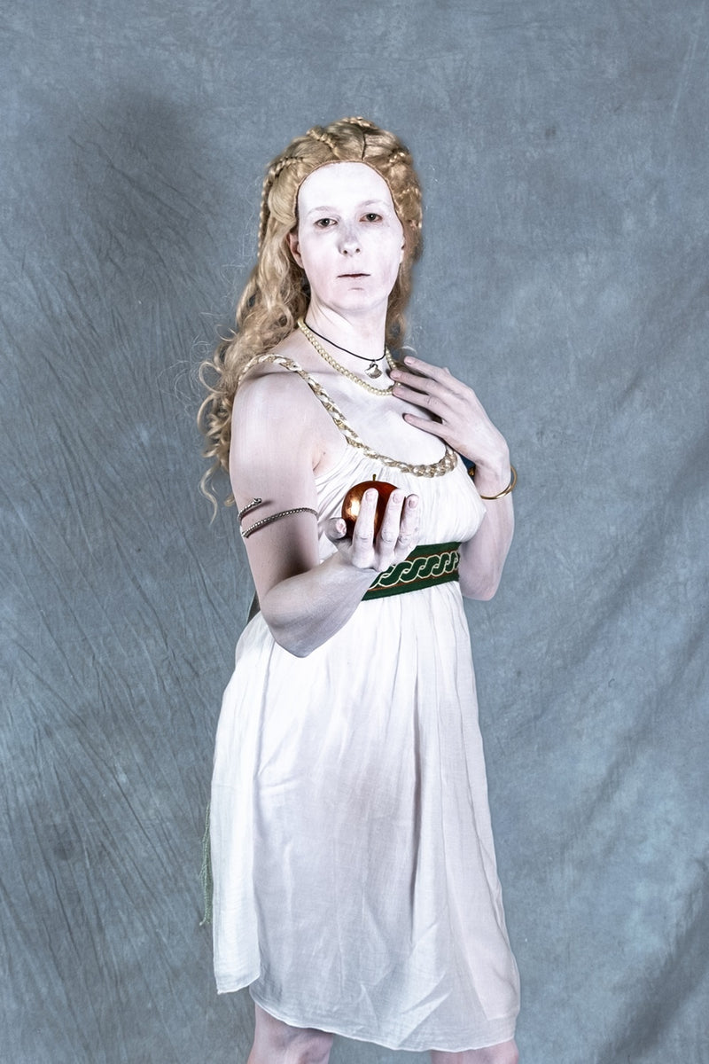 Godinnen Jurk Artemis, kort, wit