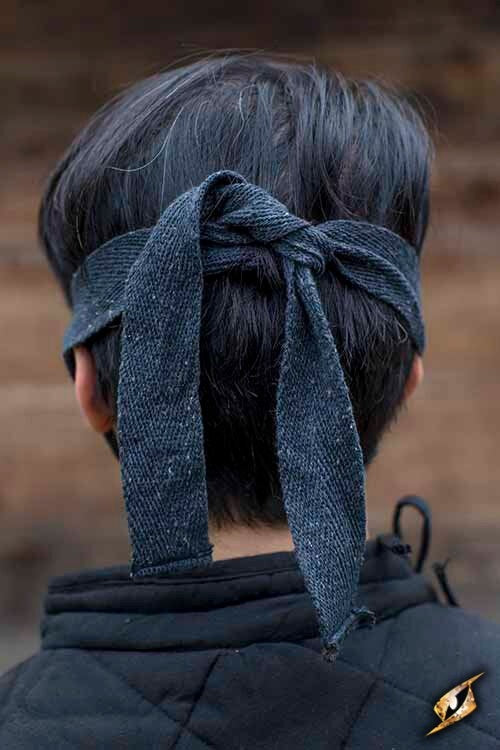 Læder Mempo halvmaske, sort 