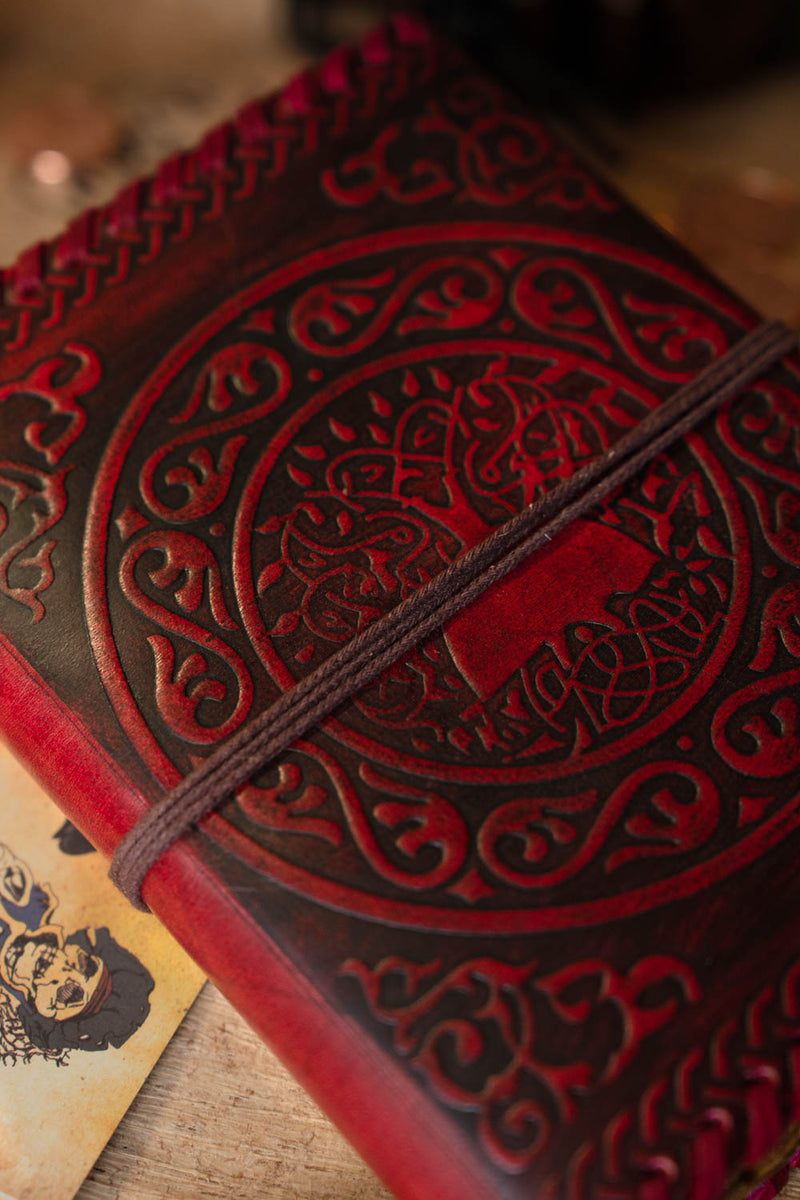 Leather book Witcher