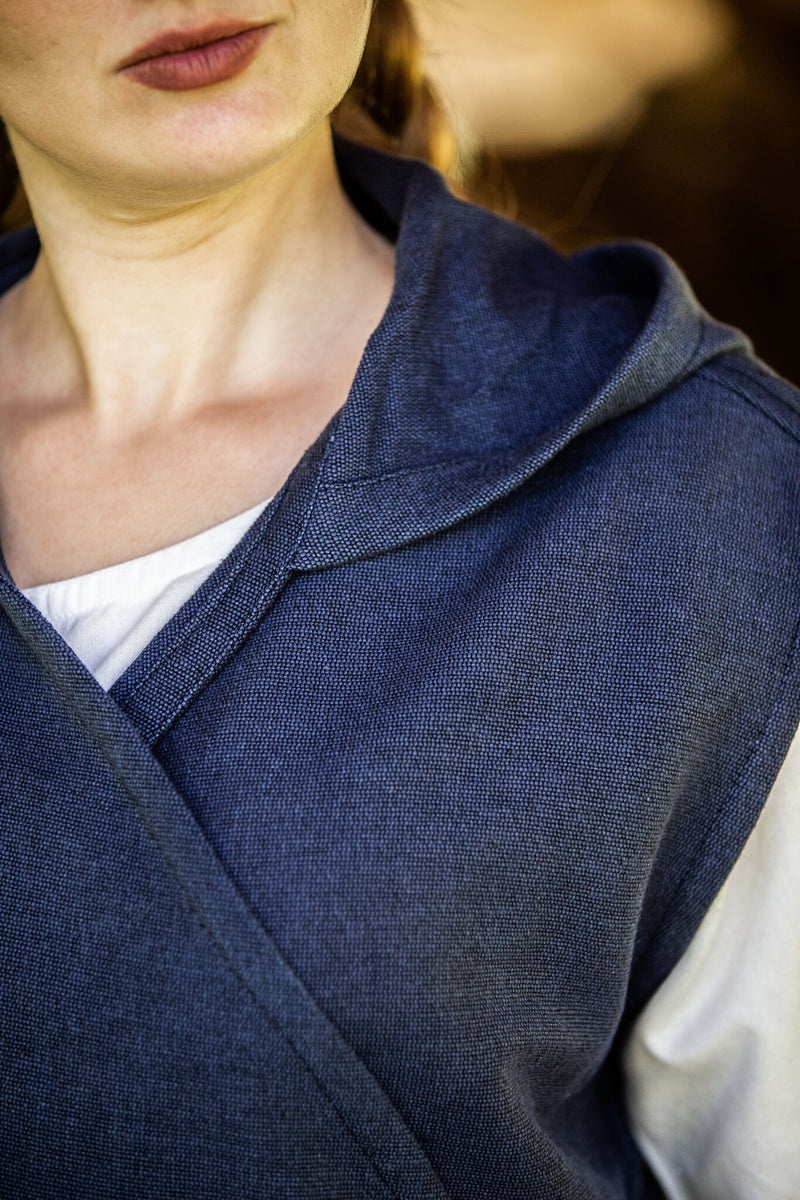 Robe portefeuille Thyra, bleu 