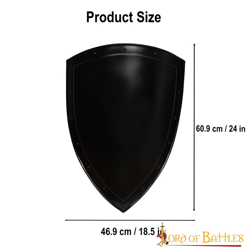 Middeleeuws ridder schild donker