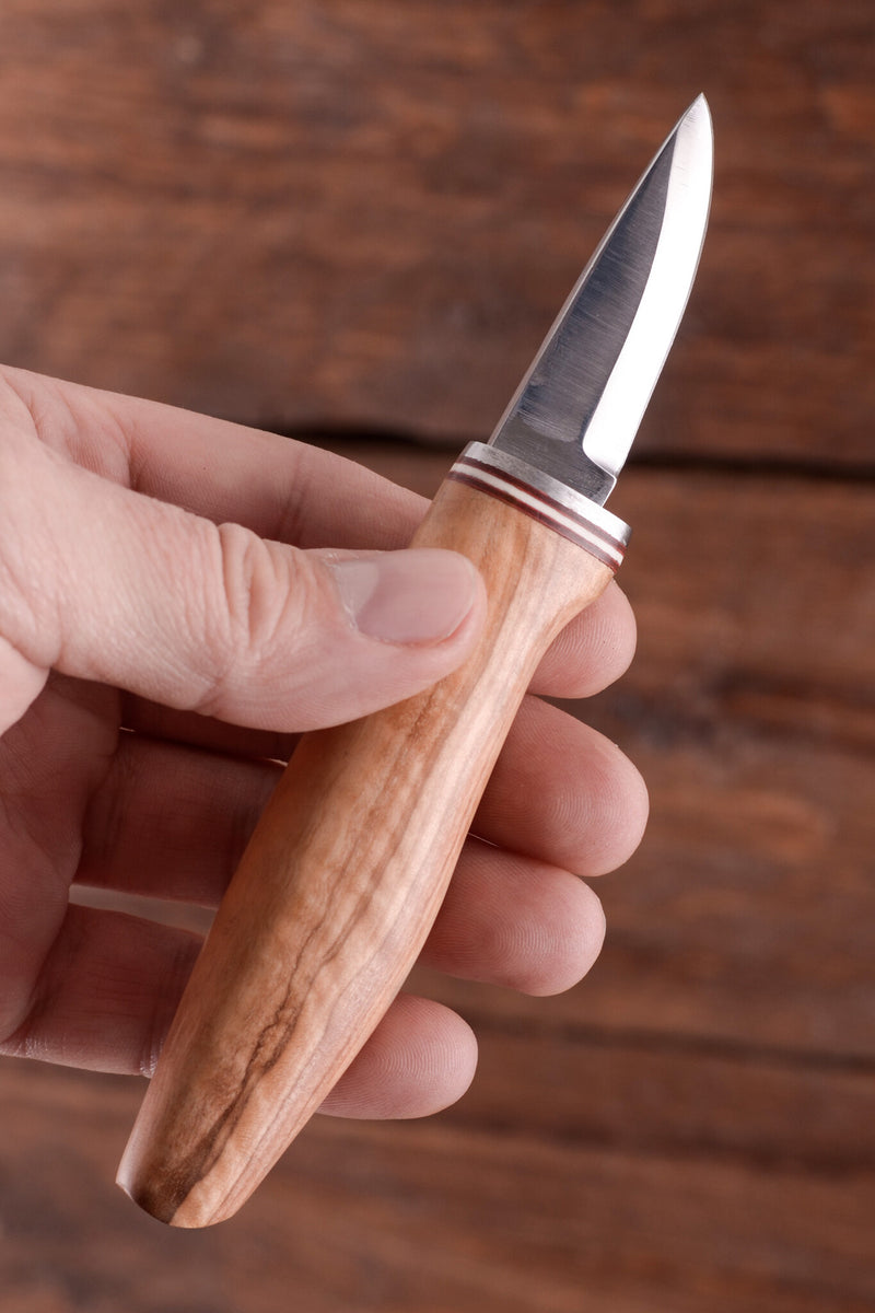 Scandinavisch houtbewerkingsmes roestvrij staal