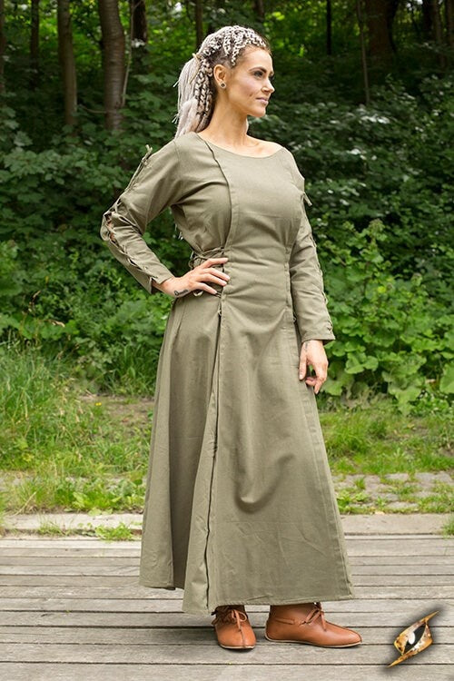 Vestido Morgaine, verde 