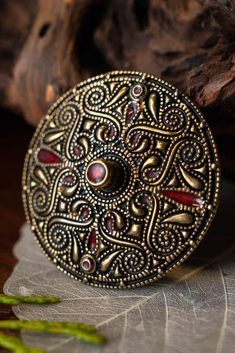 Celtic brooch Auvers Sur Oise, bronze