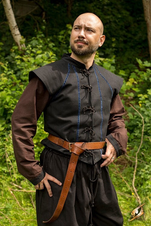 16e eeuwse doublet zwart