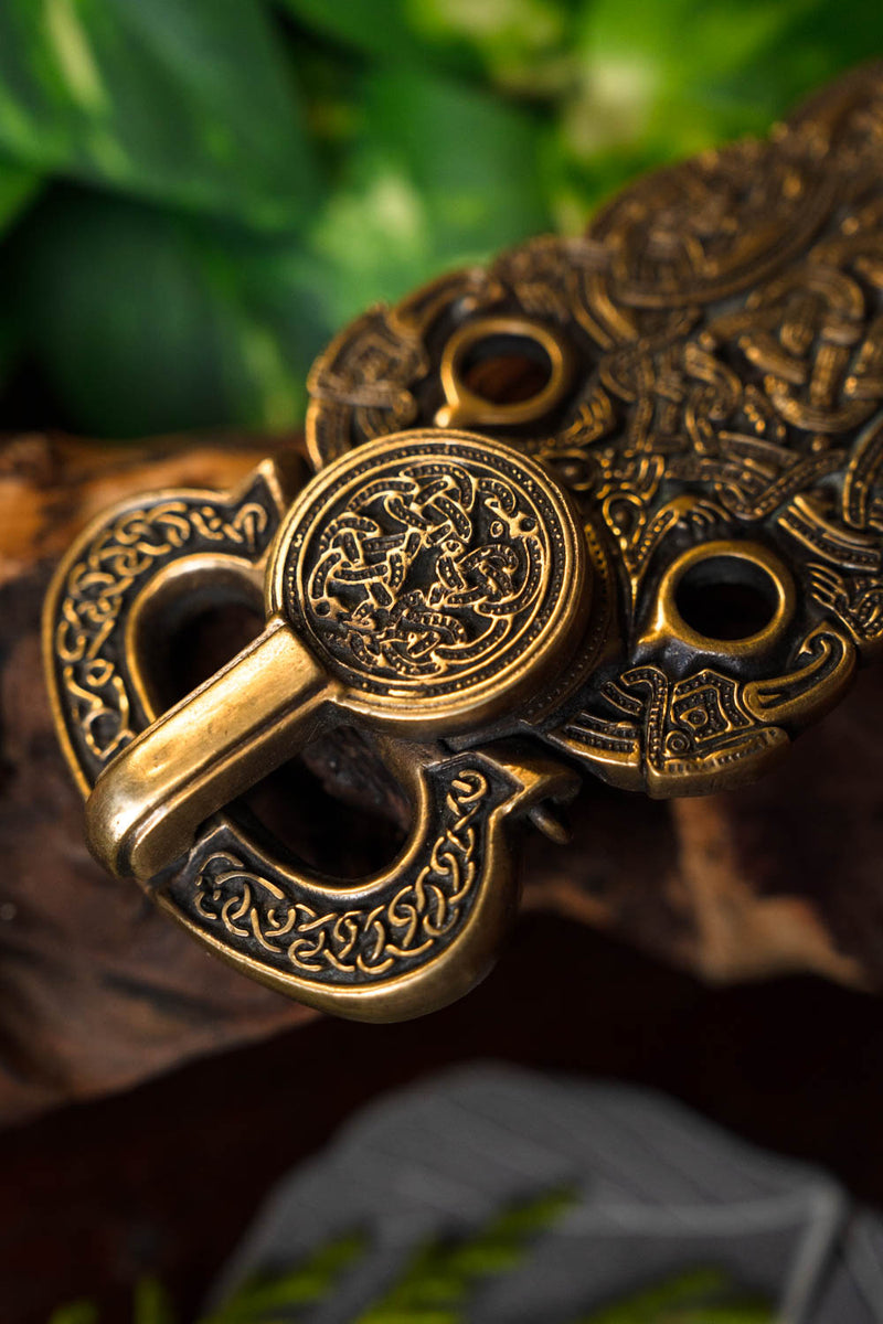 Sutton Hoo gesp, messing