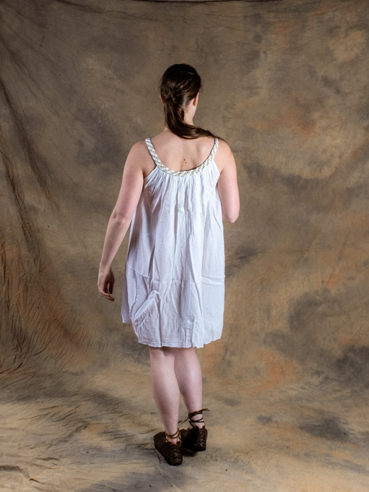 Déesses Robe Artémis, court, blanc 