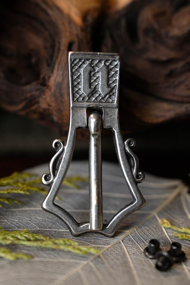 Gotische gesp Northamptonshire, verzilverd