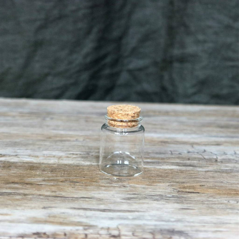 Vasetto rotondo in vetro storico 