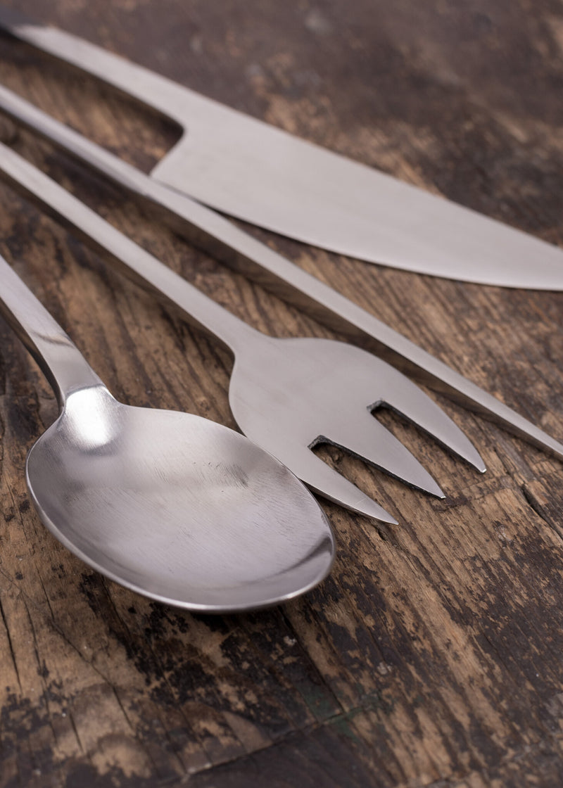 Middeleeuwse bestekset roestvrij staal