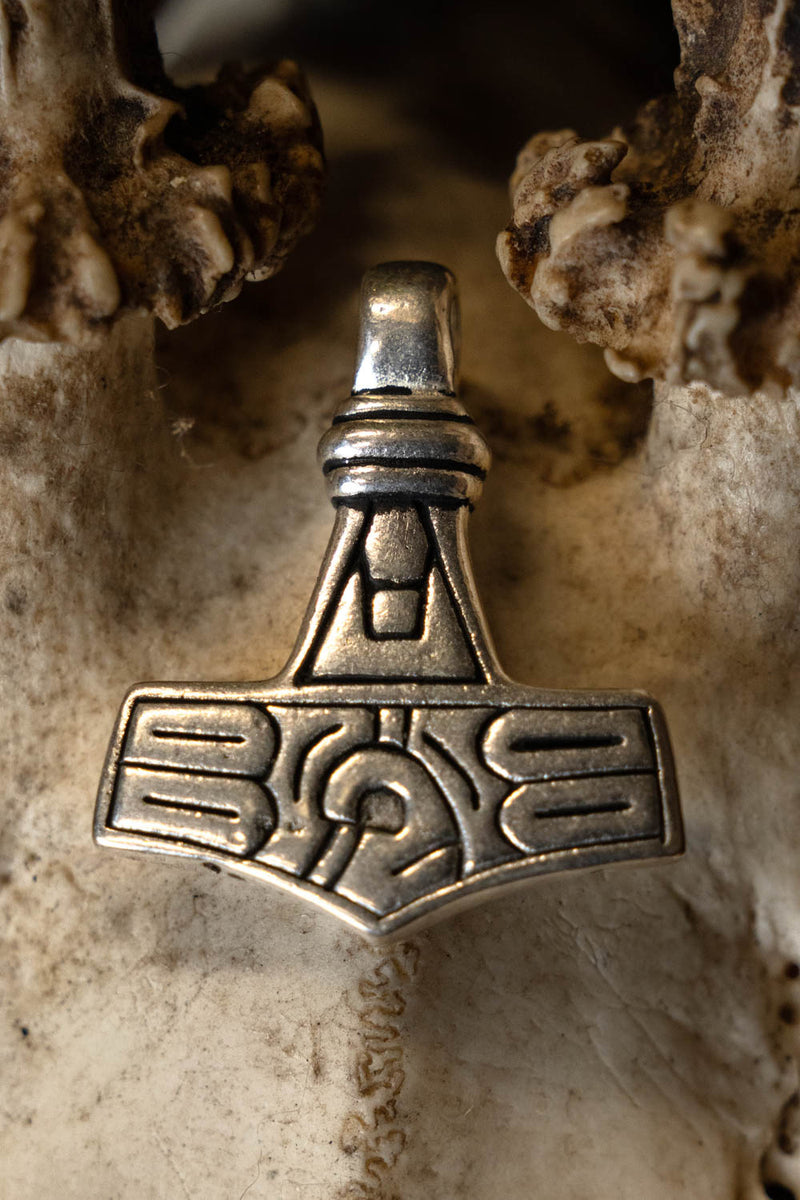 Gotland Thorshamer, verzilverd brons