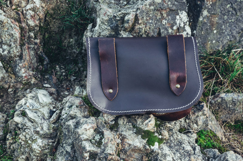 Keltische tas triquetra, bruin