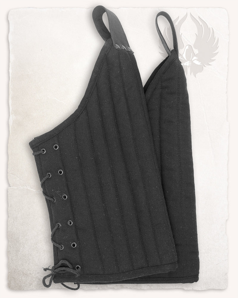 Gambeson cuisses, thigh armor, Leopold black