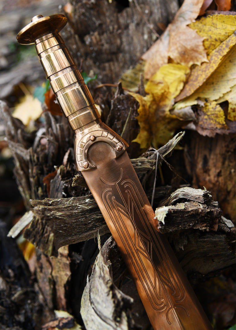 Bronzealder sværd Danmark, halvskarpt 