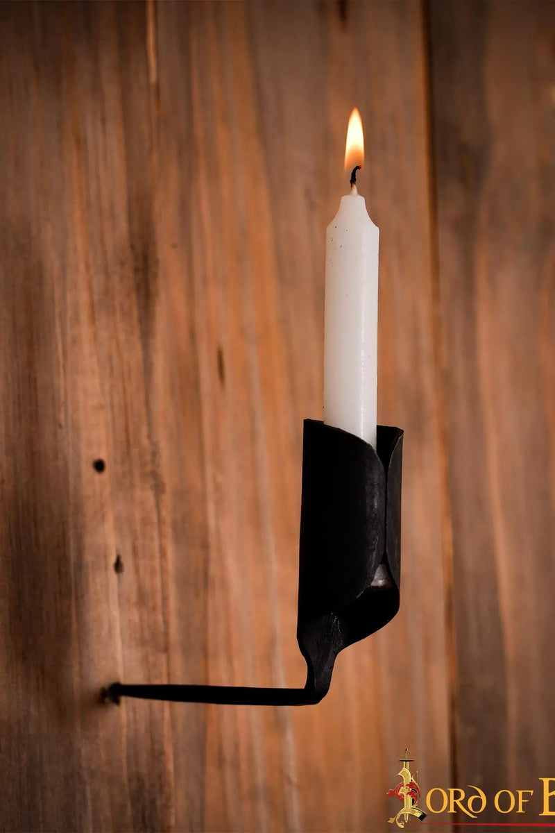 IJzeren middeleeuwse kaarshouder