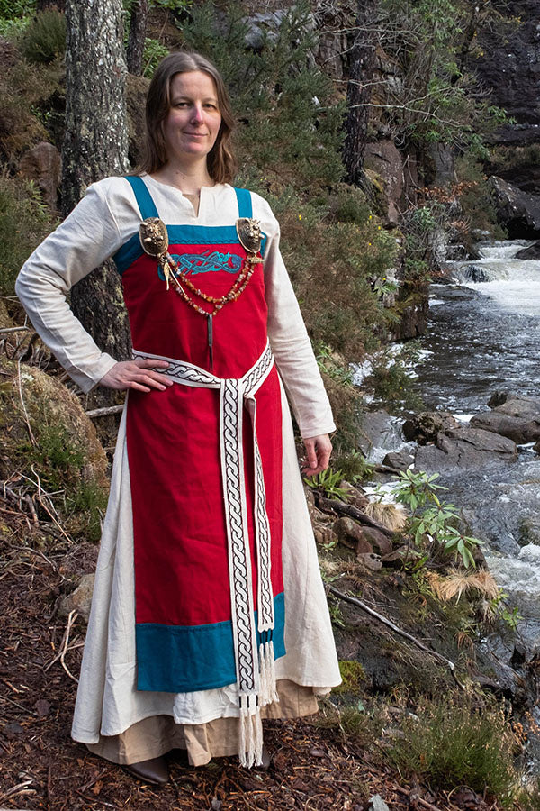 Hangeroc met Viking draken, rood