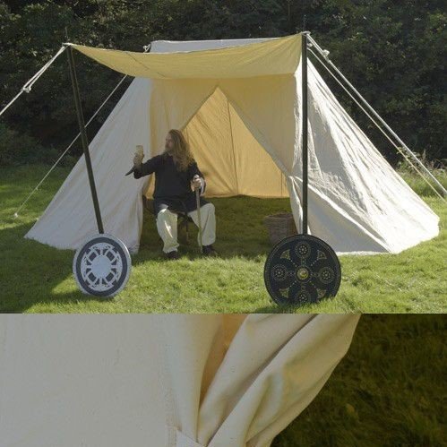 Saxon Tent 4 x 6 meter, 350 gsm