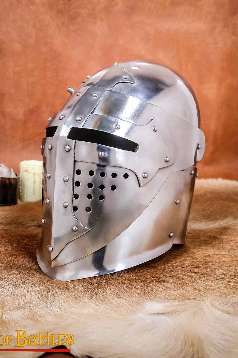 Grote bascinet, 2 mm (battle-ready)