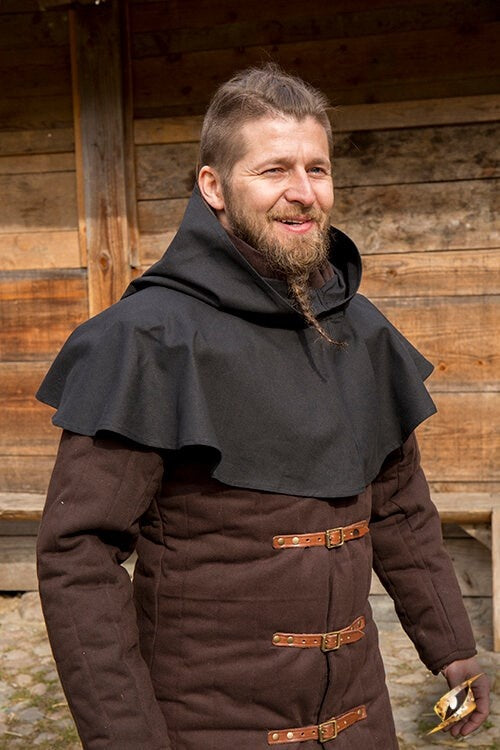 Middeleeuwse kaproen Walt, zwart