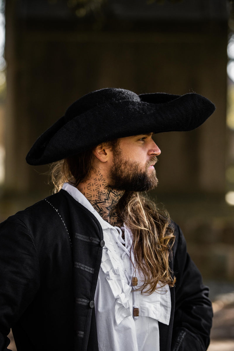 Tricorn Charles, sort, uldfilt 