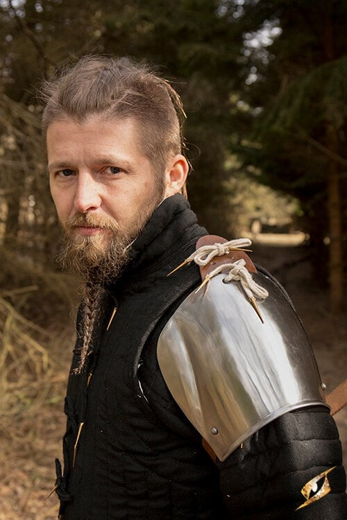 Spaulders Churburg, gepolijst, 1 mm