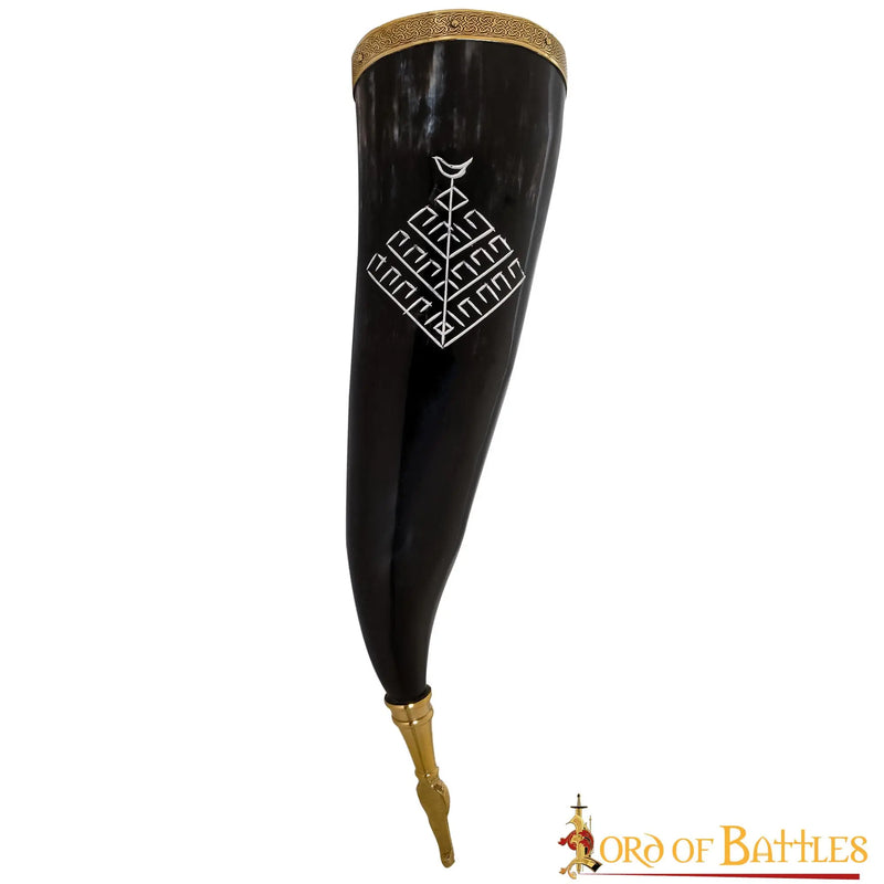 Viking dryckeshorn med Yggdrasil, 300-500 ml 