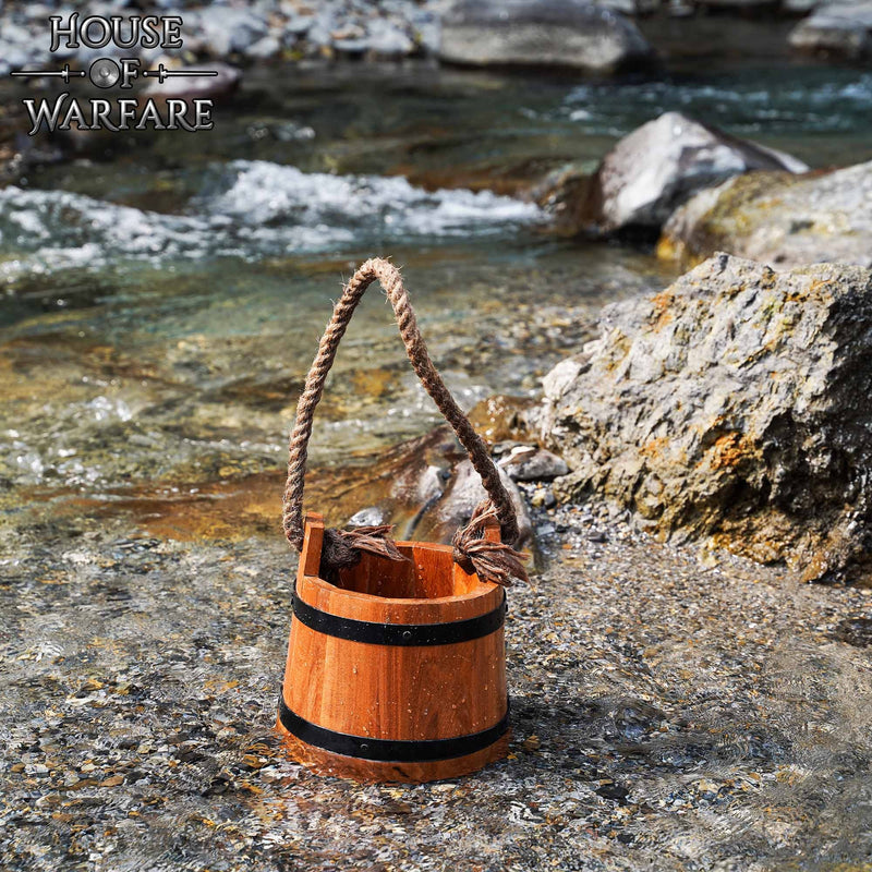Medieval wooden bucket
