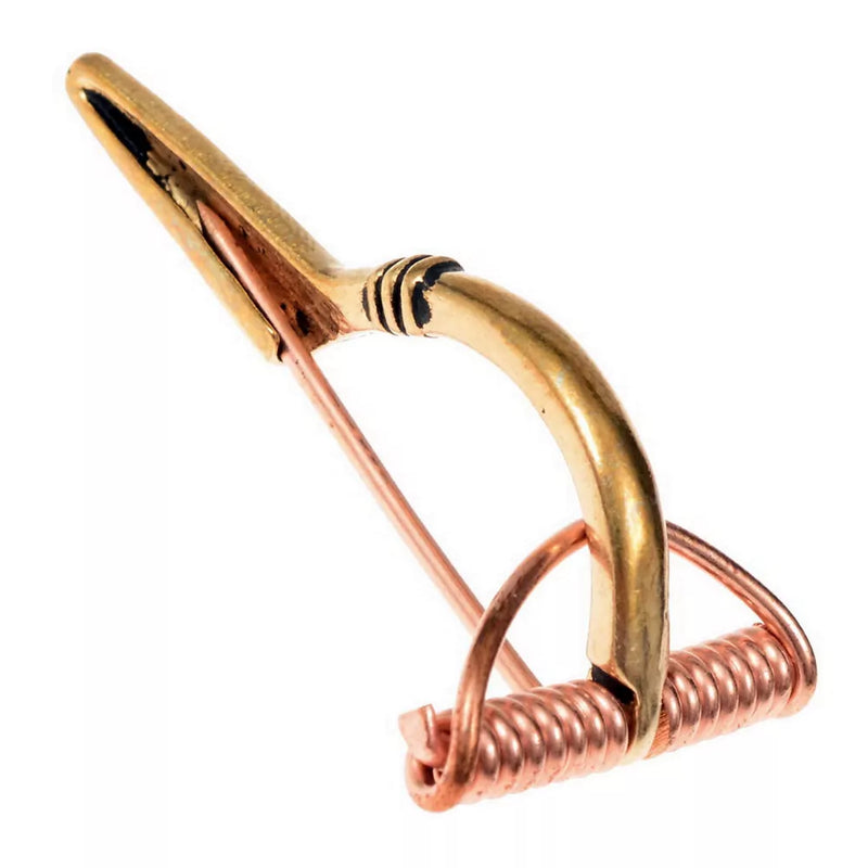 Germansk armbrøst fibula, bronze 