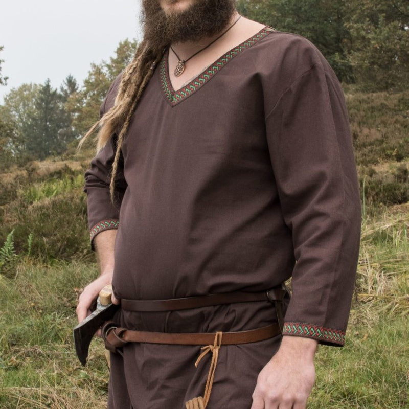 Brun Tunique viking 