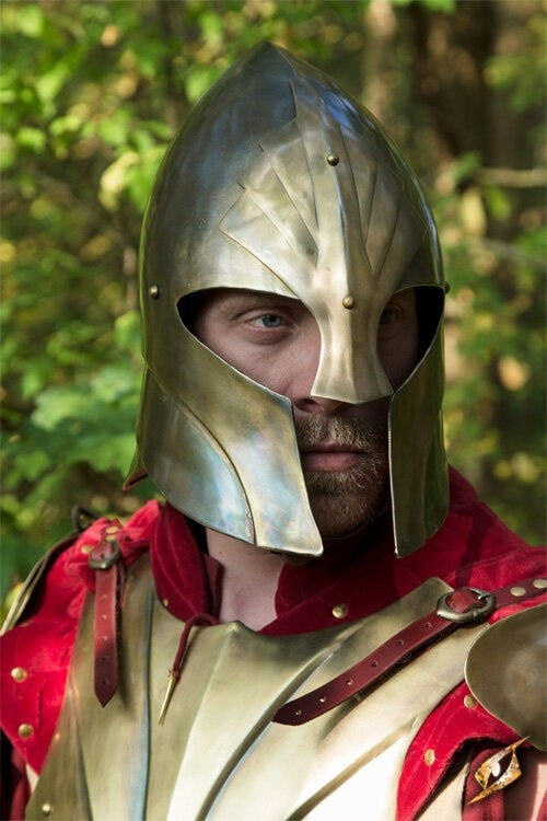 Hełm ilumin, brązowy