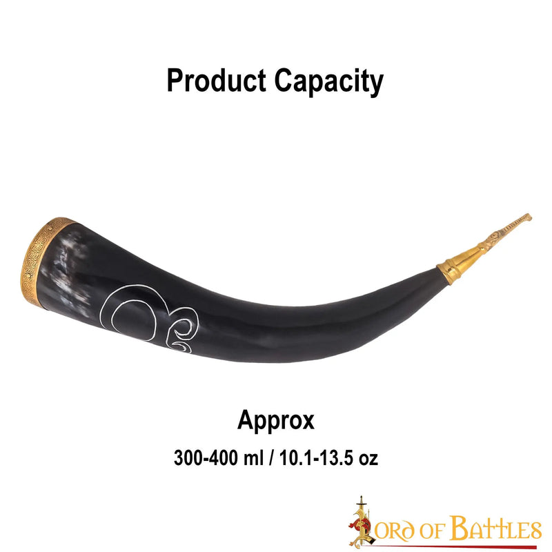 Drinkhoorn Trollenkruis deluxe, 300-500 ml