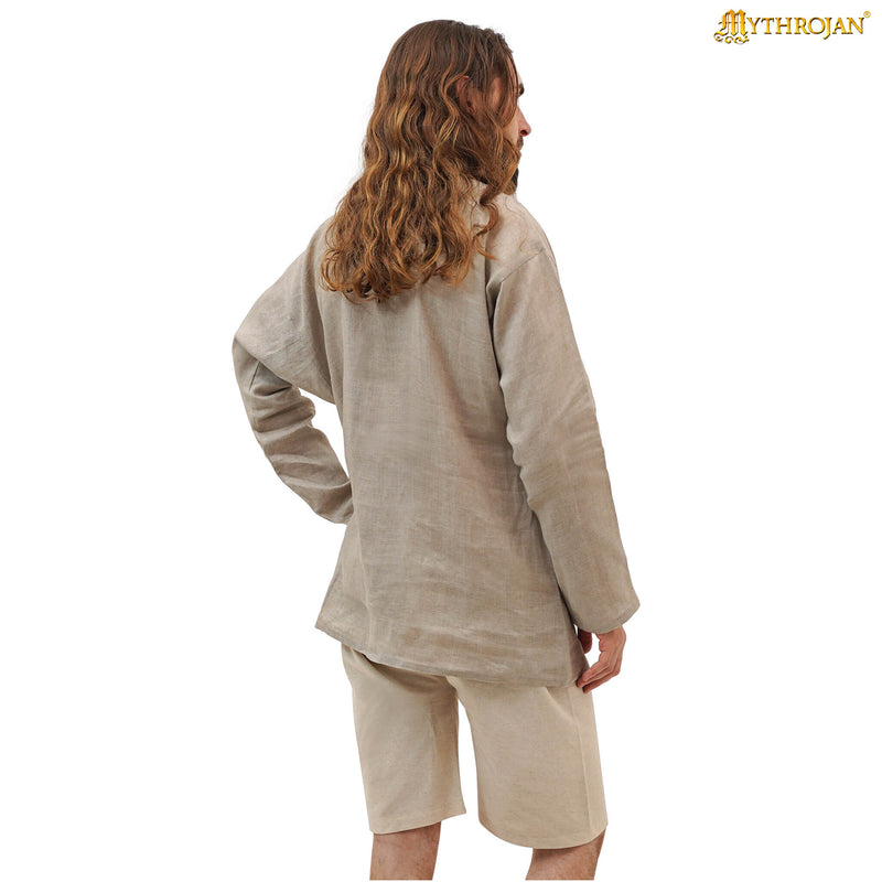 (Vroeg)middeleeuwse ondertuniek, linnen, naturel