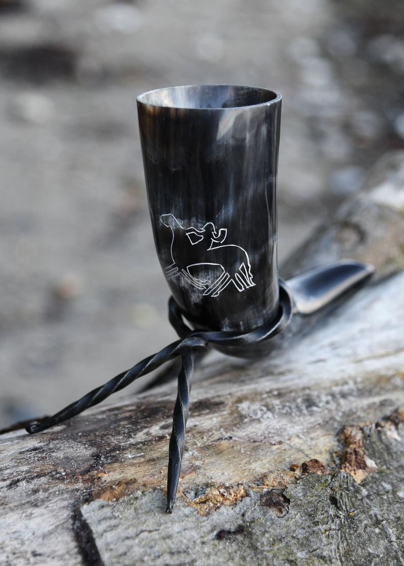 Drinkhoorn Odin met Sleipnir, 200-300 ml