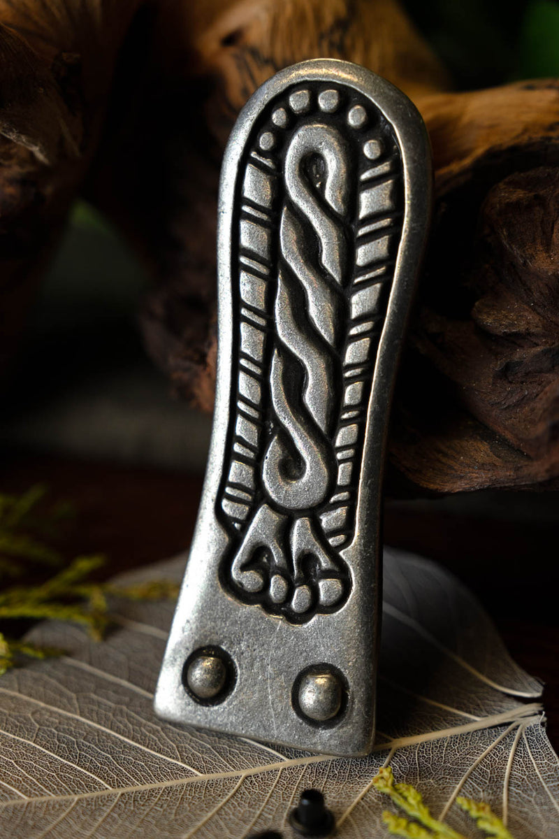 6:e-7:e århundradet Alamannisk bältesbeslag 