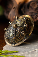 Viking schildpad broche Dublin, brons, prijs per stuk