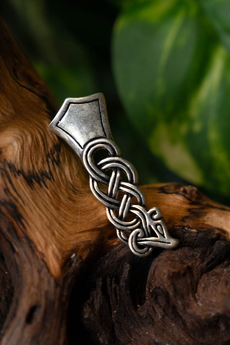 Rusvik bältesbeslag, försilvrad 