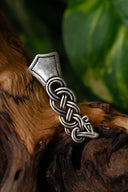 Rusvik riembeslag, verzilverd