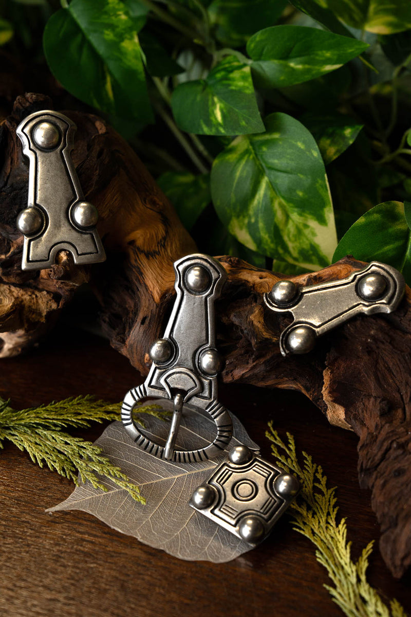 Allemaans bältesbeslag från Balingen, försilvrad 