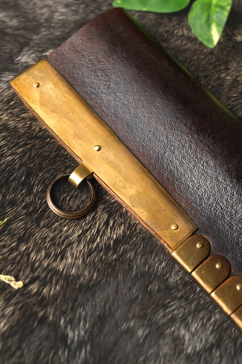 Vikingsax met benen grip, semi-scherp