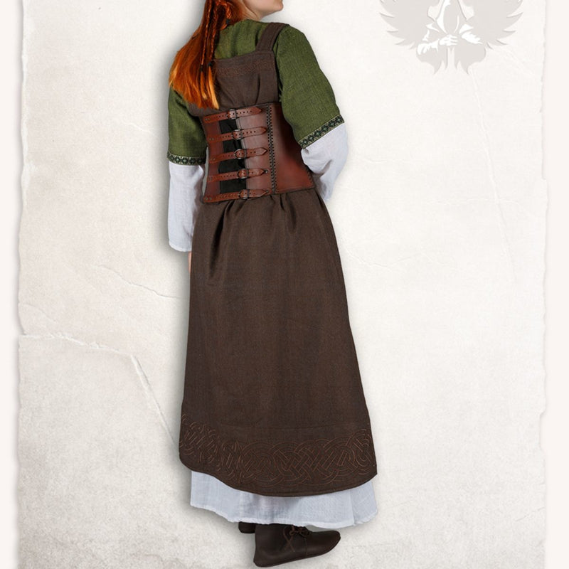 Hangeroc Alva, vissegraatmotief, bruin