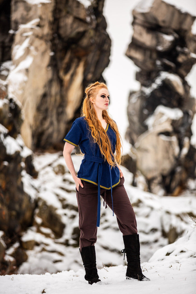 Valkyrie tuniek Brynhild, blauw