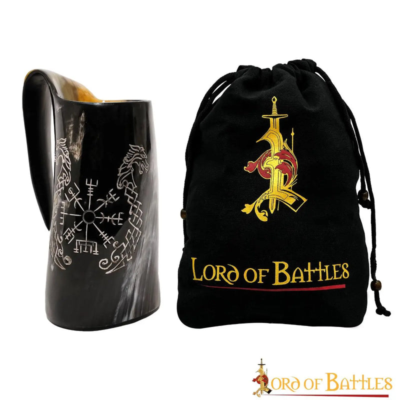 Viking hoorn mok Jormungandr, 500-650 ml