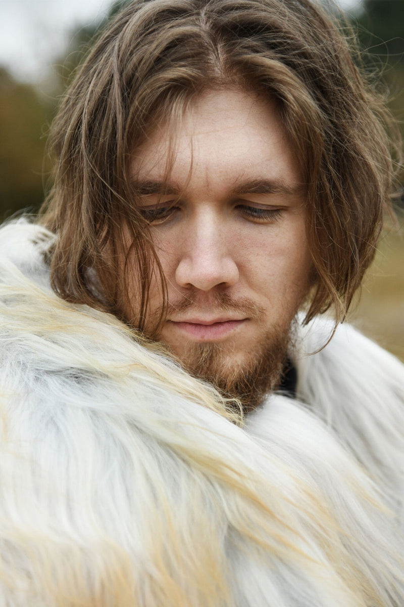 Schapenvacht voor schouders Bjorn, zwart