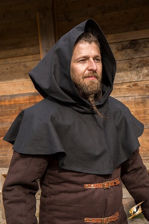 Middeleeuwse kaproen Walt, zwart