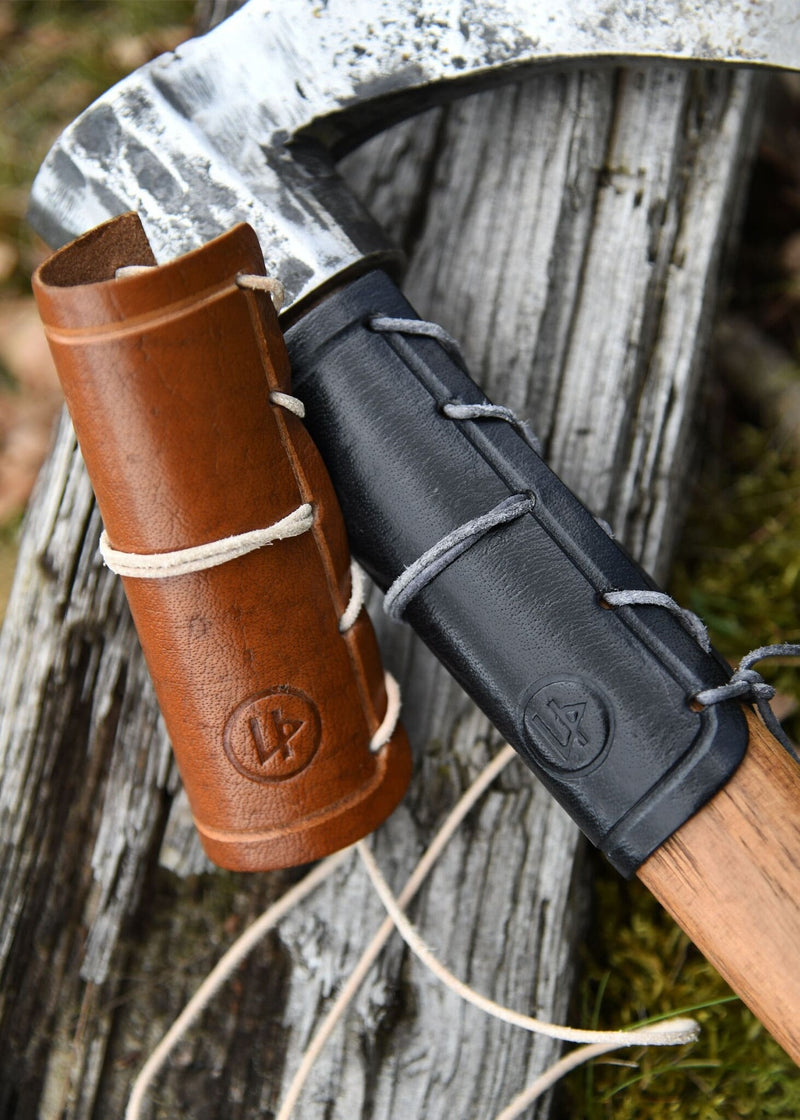 Étui en cuir pour hache, brun 